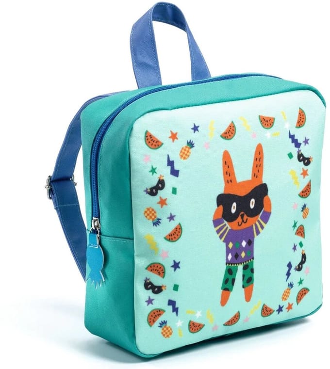 Djeco kinderrugzak bunny - waterdichte tas voor peuters.