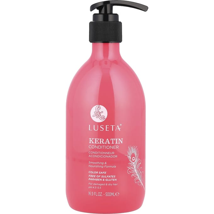 Luseta Beauty, Keratin, Conditioner, 16.9 fl oz (500 ml) pink