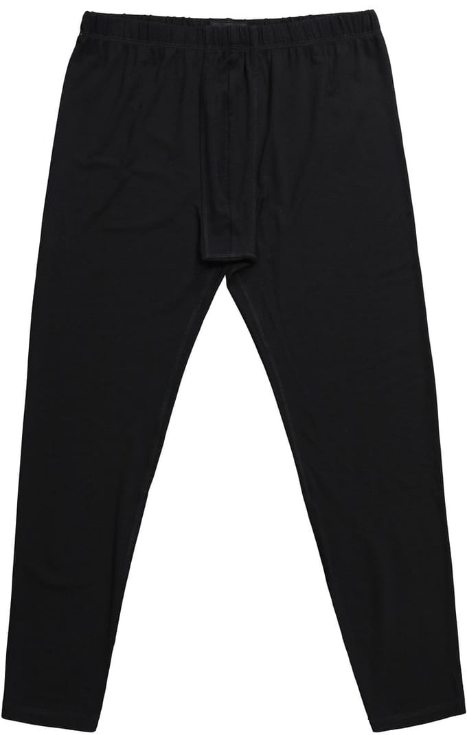 Men Plus - Heren - Thermo-onderbroek FLEXLASTIC® lange pijpen - Zwart - Maat L