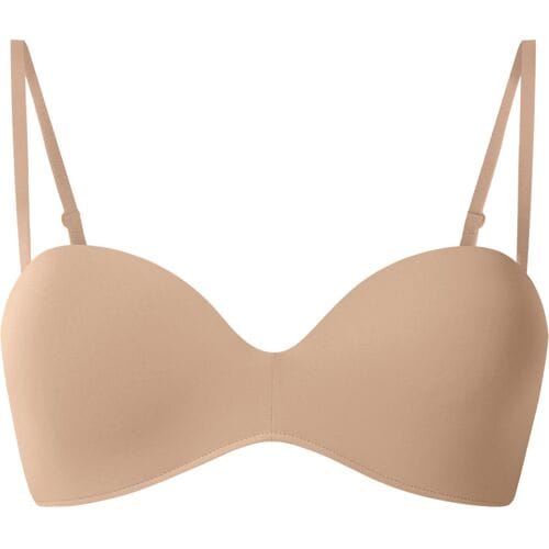 ESMARA Dames soft-bh zonder beugels (Crème, 75B)