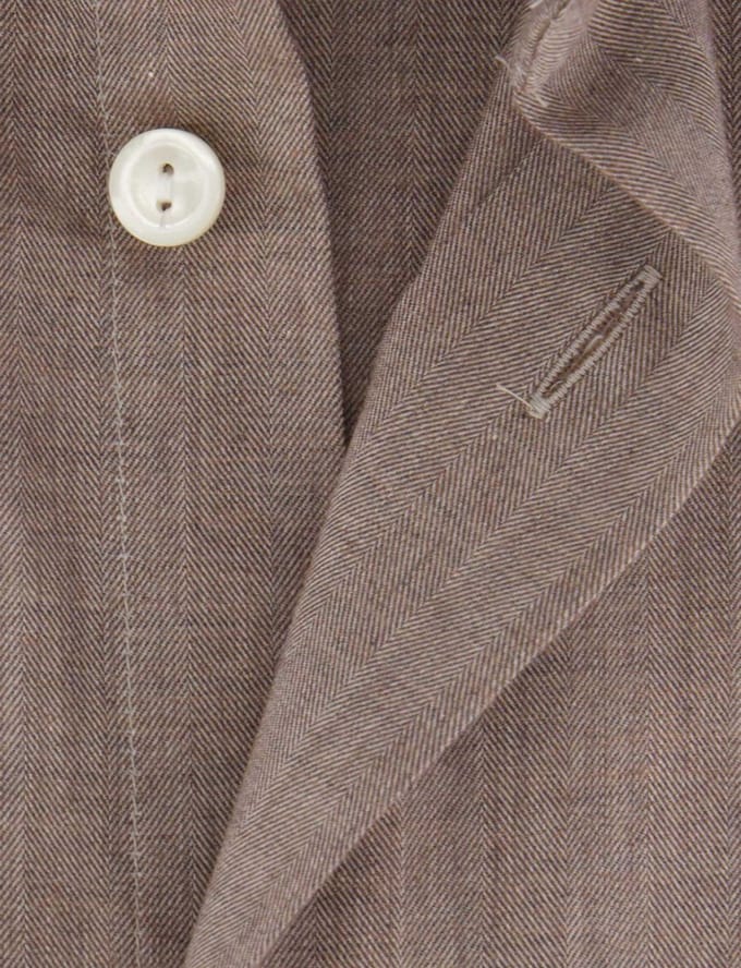 Eton classic fit overhemd katoen taupe