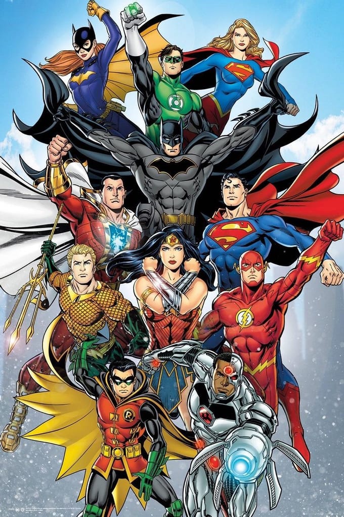 GBeye Poster - Dc Comics Rebirth - 91.5 X 61 Cm - Multicolor