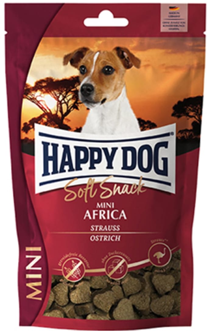 Happy Dog Soft Snack Mini Africa - 3 x 100 g