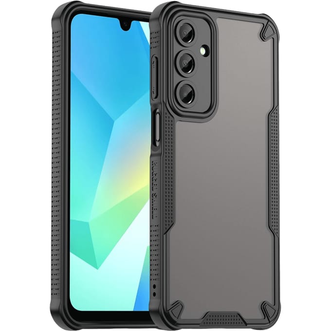 Mocaa Samsung Galaxy A16 Lichtgewicht Rugged Beschermhoesje Zwart