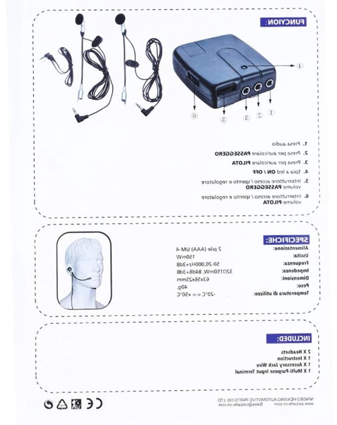 Motorhelm Communicatie - Motor Intercom - Twee Persoon Gesprek - Dubbele Volume Regeling - Mini Uiterlijk - Zwart