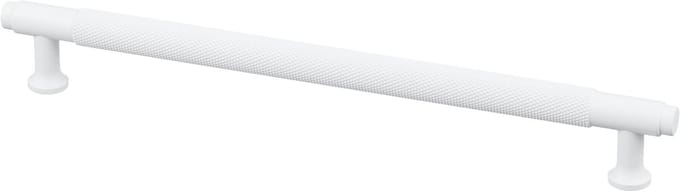Handgreep Wit - diamond cut - 224mm/256mm