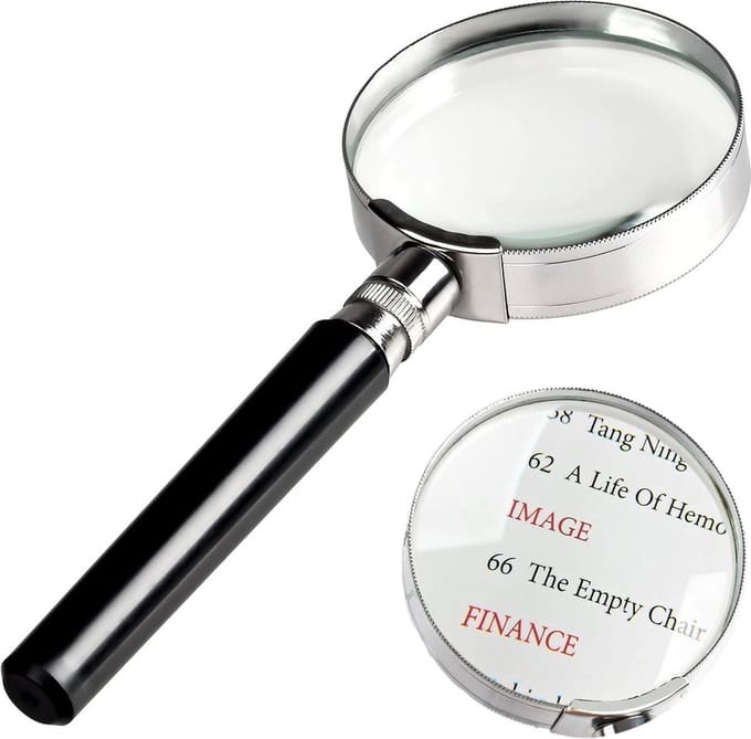 Vergrootglas - Insectenloep 75 mm met 3x vergroting - Leesloep