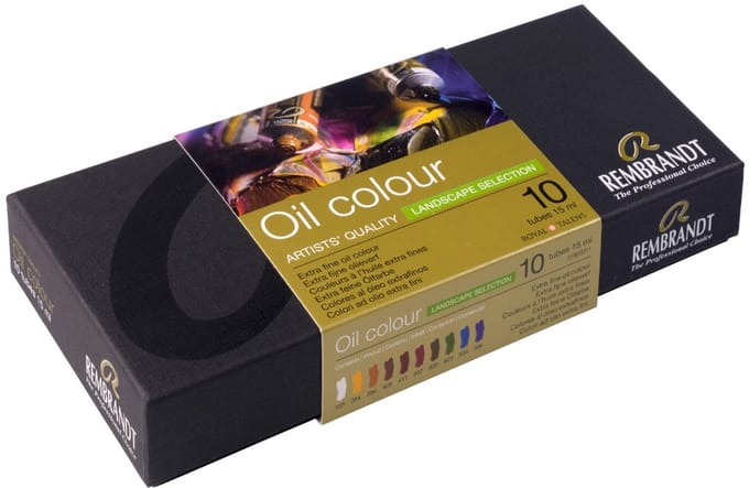 Rembrandt olieverf set 10x15ml landschap