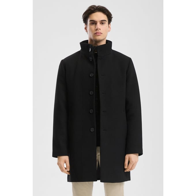 s.Oliver -qs Jackets Outdoor Black Größe: M | Einreihige Mäntel Outlet | Herren | Schwarz