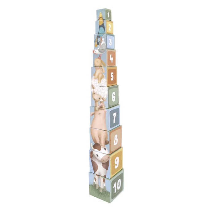 Little Dutch - Farm Stapeltoren FSC Houten speelgoed