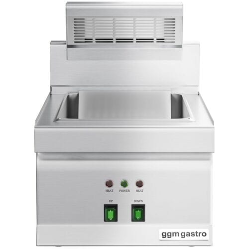 GGM Gastro Elektrische Friteswarmer - 1,17kW - 1x GN 1/1 - tafelmodel zilver