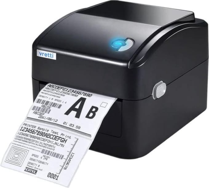 Luxe Draadloze Bonprinter – Label Printer – Kassaprinter – Kassabonprinter – Verzendlabels – Bluetooth – Voor IOS & Android – Incl. USB Kabel – Zwart