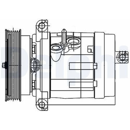 Airco-compressor DELPHI TSP0155984