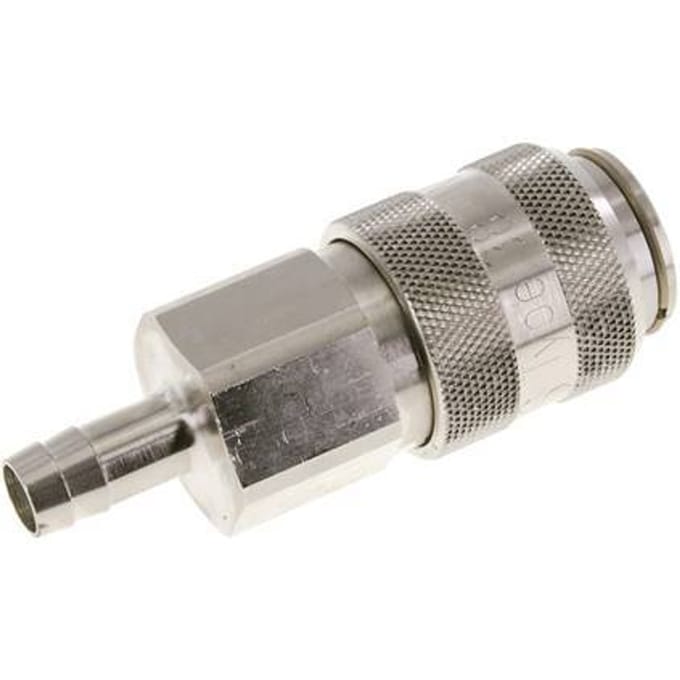 Vernikkeld Messing DN 15 Luchtkoppeling Snelkoppeling 13 mm Slangpilaar Double Shut-Off