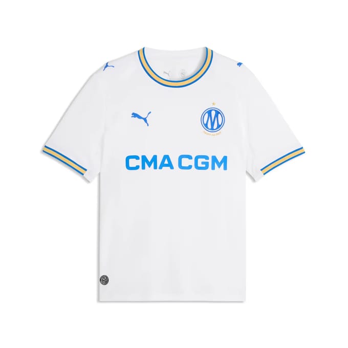 PUMA Olympique Marseille 2026/27 Home Shirt - Wit- Heren, Wit XXL