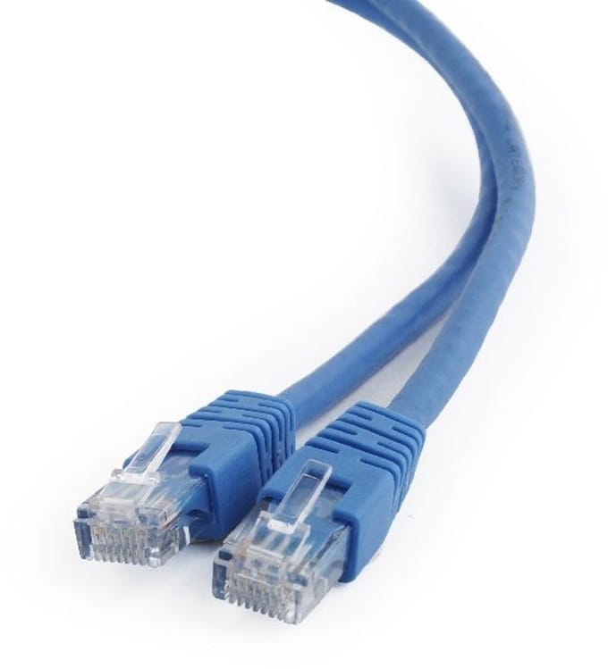 UTP Cat6 patchkabel, 1 m, blauw
