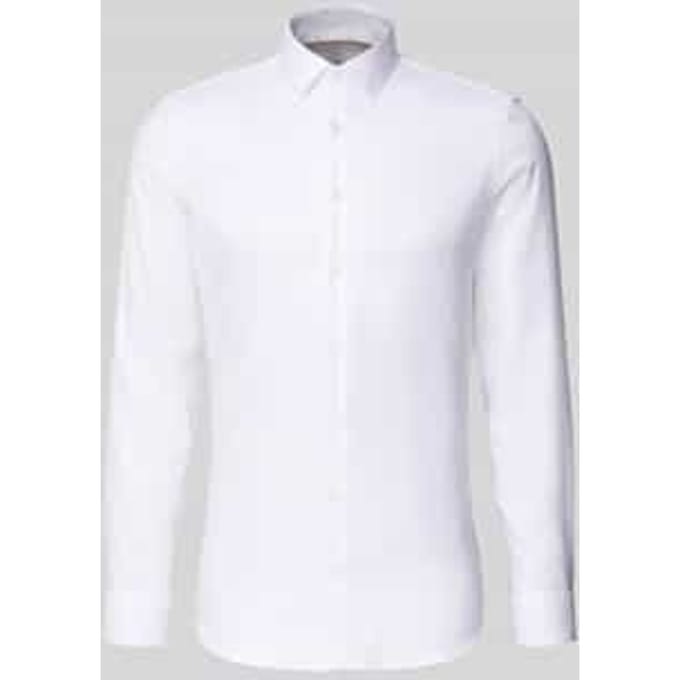Super slim fit zakelijk overhemd met kentkraag