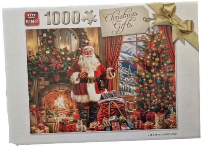 King kerstpuzzel Christmas Gifts 1000 stukjes