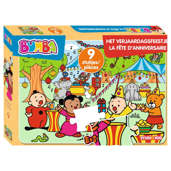 Studio 100 Bumba Jigsaw Puzzle The Birthday Party 9 pcs.