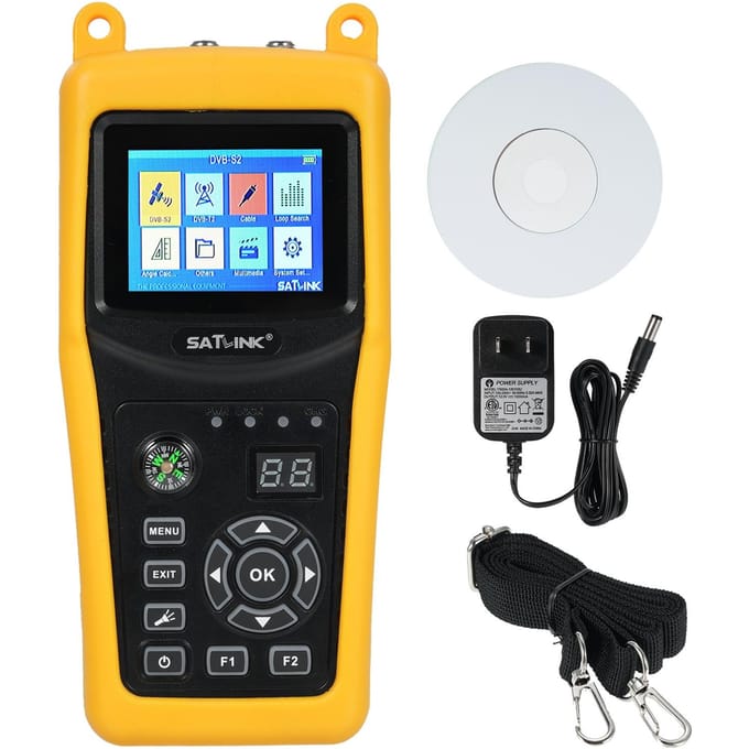 Satlink ST5032 DVBS2S ISDBT J83B Digitale Satellietsignaalzoeker Meter 950 tot 2150MHz 2.4inch US Plug