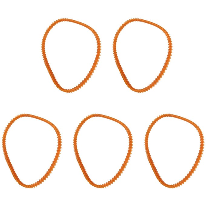5 Stuks Naaimachine Riem Ouderwetse Huishoudelijke Elektrische Naaimachine Dubbeltands Riem Accessoires orange