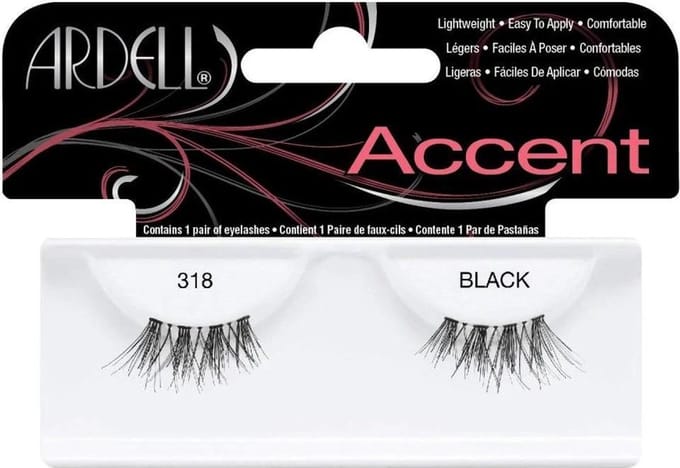 Ardell Accent False Eyelashes Black 318 1 paar