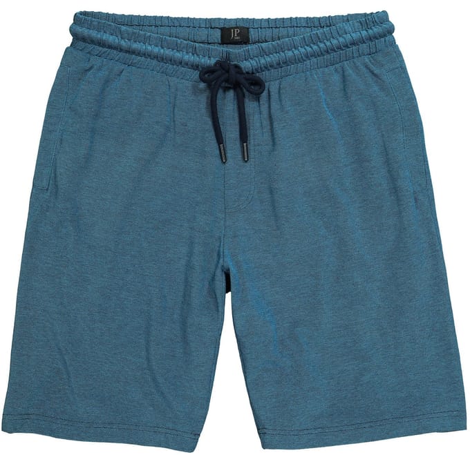 JP 1880 - Heren - bermuda TwoTone piqué elastische tailleband Relaxed Fit - Navy blauw - Maat 8XL