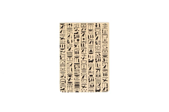 Lanzfeld Egypte - Notitieboek A6 - Blanco - 36 Pagina's - Hiërogliefen - Softcover