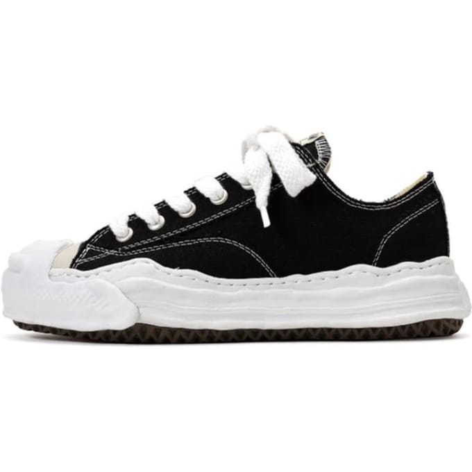 Maison Mihara Yasuhiro - Hank Canvas Low - Unisex - Zwart - Maat EU 36