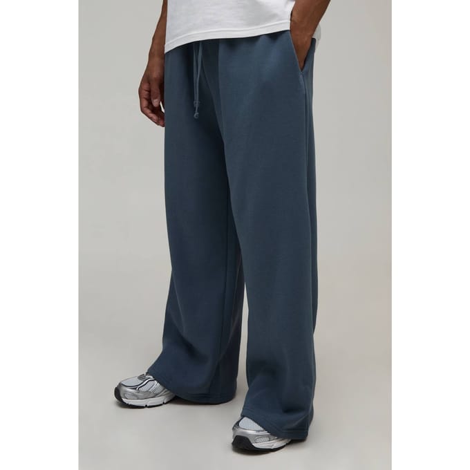 Essentiële Extreme Wijde Pijpen Joggingbroek | Vintage Blue | Size Medium