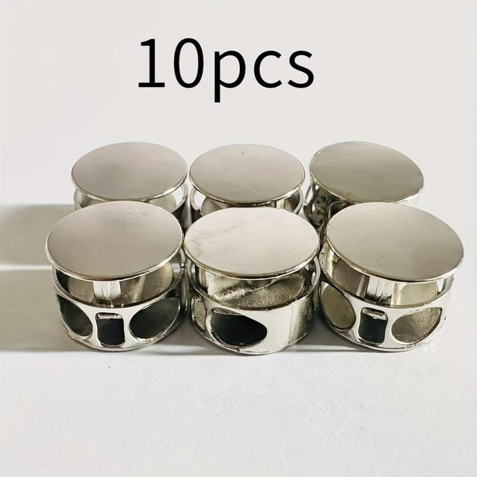 Heavy Duty Schoenvetersloten zonder Strikken, 10 stuks Snelle Installatie Veergespen, Geschikt voor Sneakers, Laarzen en Vrijetijdsschoenen 10pcs gray