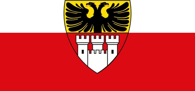 Vlag Duisburg 100x150cm