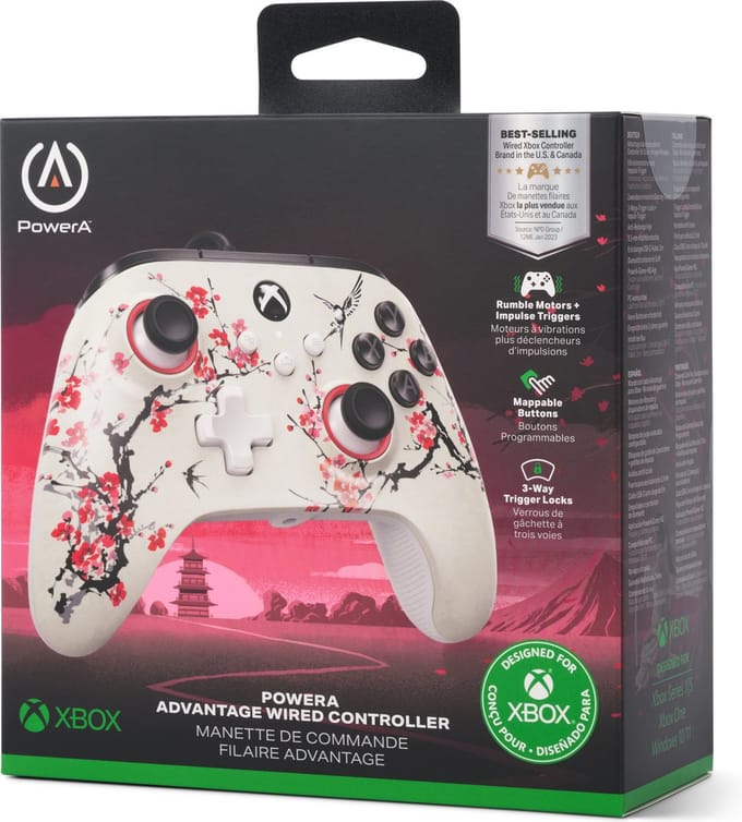 PowerA Advantage controller met kabel voor de Xbox Series X|S - Strijdersnirwana