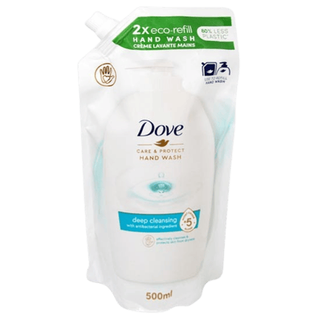 Dove Care & Protect Deep Cleansing Handzeep Navulverpakking – 500 ml