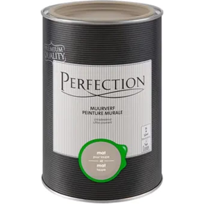 Perfection Ultradekkend Muurverf - Mat - Taupe - 1l