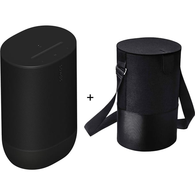 Sonos Move 2 - Draagbare smart speaker - Wifi & Bluetooth - Tot 24 uur batterijduur - Waterbestendig - Wit