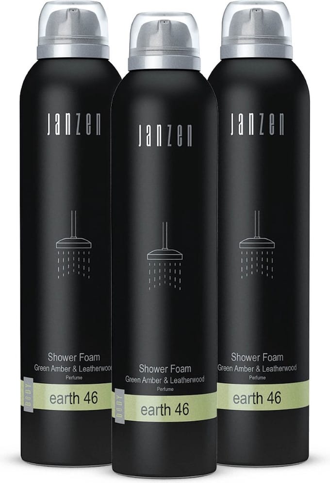 JANZEN Shower Foam Earth 46 3-pack