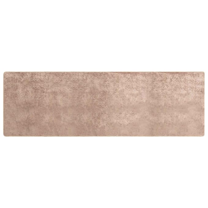 vidaXL - Tapijt - Runner - MARSA - Zand - 100 - x - 350 - cm - Polyester - en - PVC