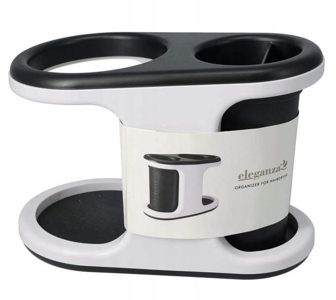 Koopman - Organizer voor Föhn - Plastic - Bicolor - ABS en TPE