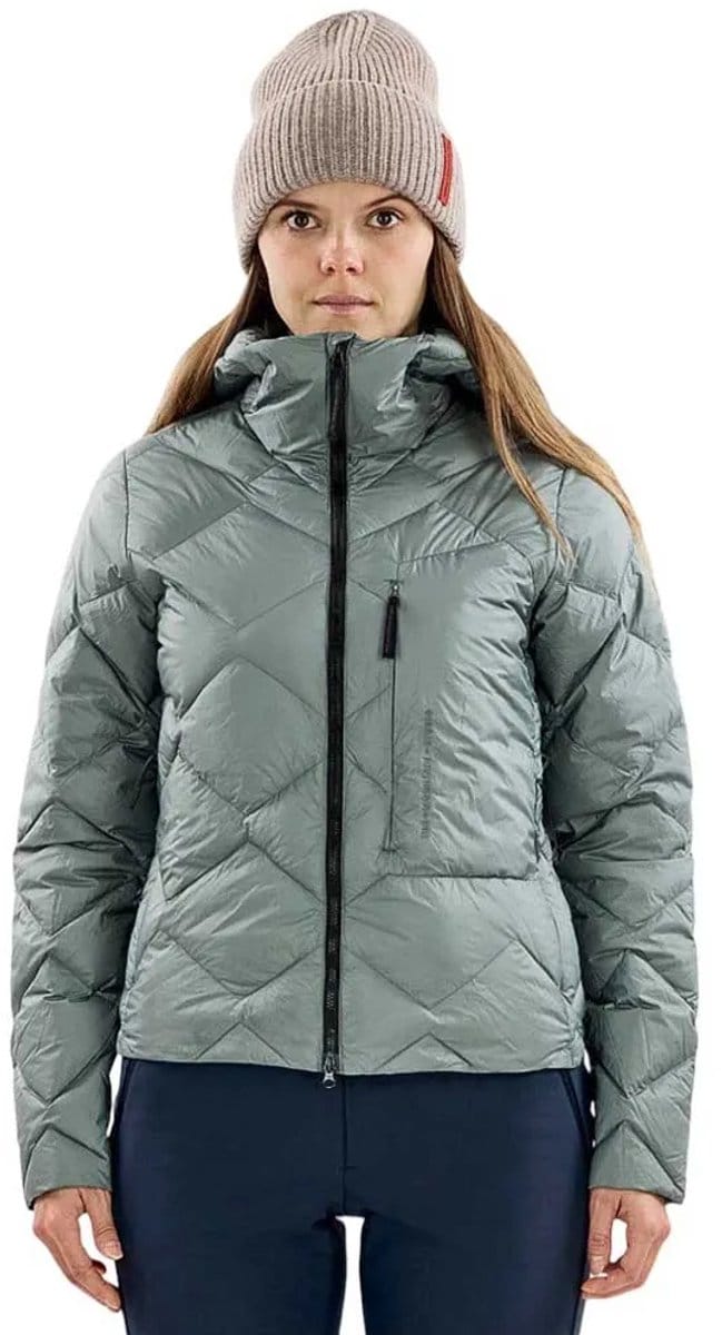 The Mountain Studio Ultralight Hood Gore-tex® Donzen Jas Groen XS Vrouw