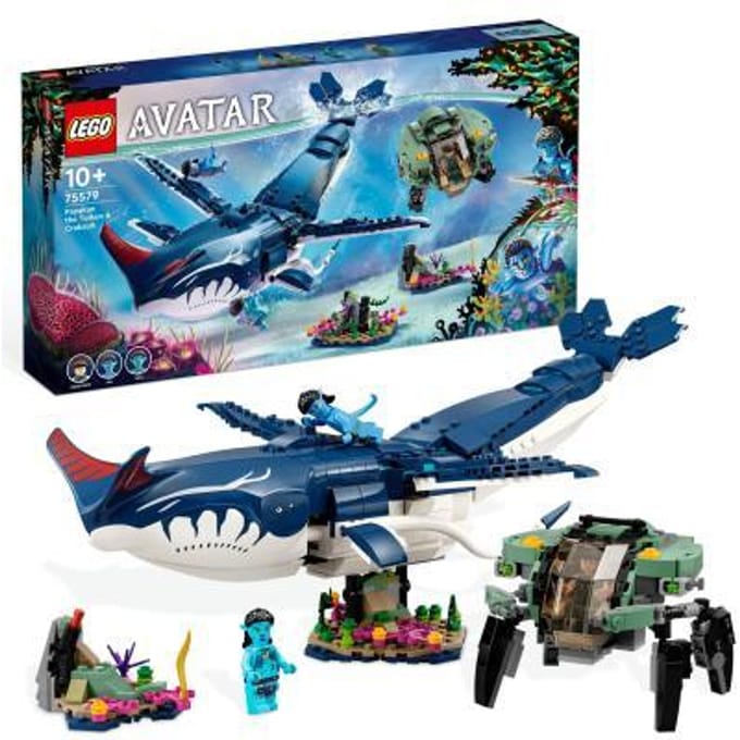 LEGO 75579 Avatar Payakan the Tulkun %26 Crab Suit Constructie Speelgoed met Zeedierenfiguur