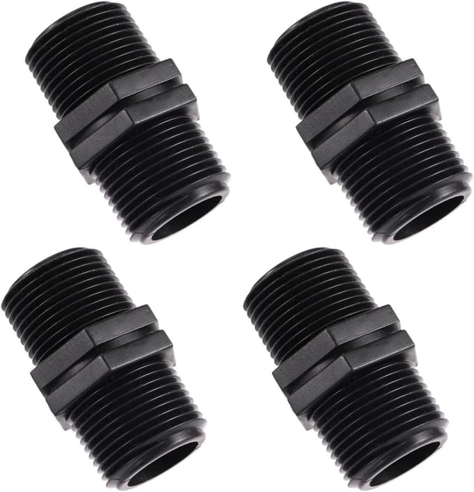 BSP 1/2" Mannetje Draadverbinding - Waterdichte Koppeling voor Slangen en Buizen