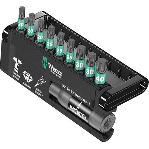 Wera 8767-9/IDC 05057688001 Bitset 10-delig Binnen-Torx Impactor technologie