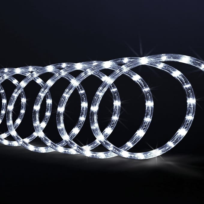 Feeric lights Lichtslang - 180 led lampjes - helder wit - 10 m - kerstverlichting - slangverlichting