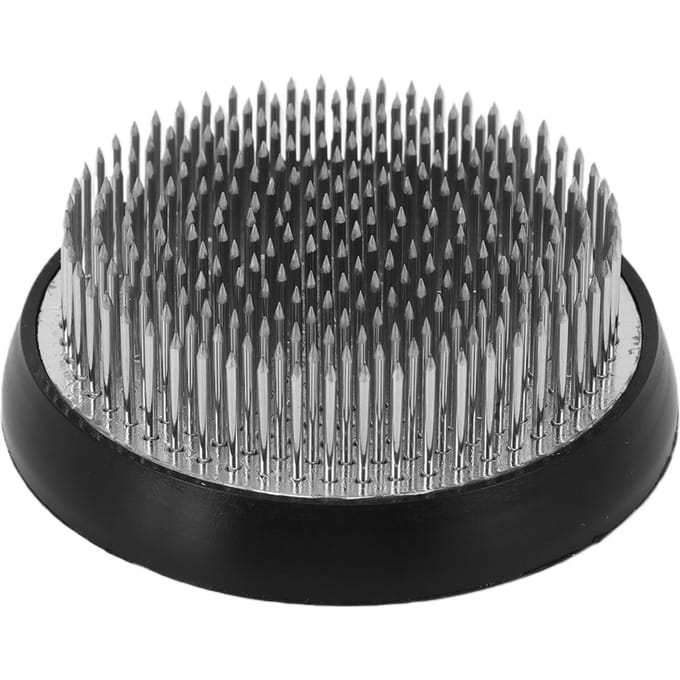 Support de Fleurs 7cm en Acier Inoxydable avec Brosse de Nettoyage pour Arrangements Floraux gray