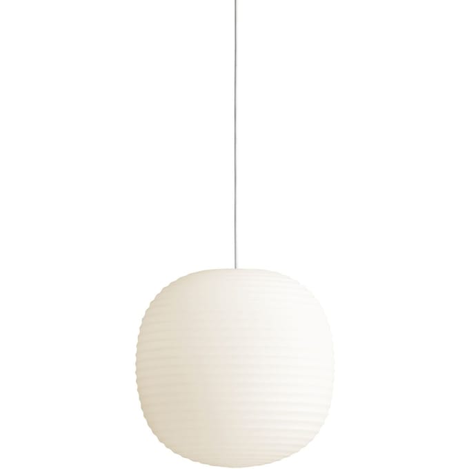 Hanglamp New Works Lantern in Matwit Wit Opaal Medium