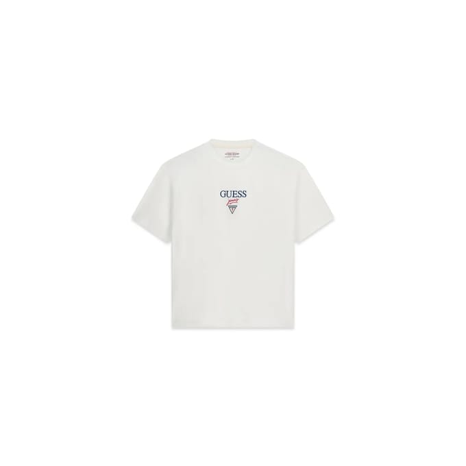 Guess Jeans Baker Logo T-shirt Met Korte Mouwen Wit 2XL Man