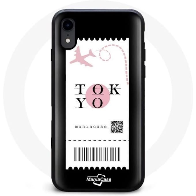 Coque iphone X billet d'avion tokyo