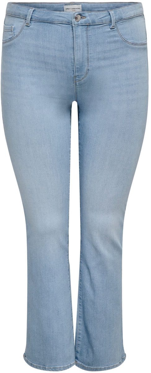 ONLY CARMAKOMA - CARTHUNDER MID PUSH UP FLARED DNM BJ09 - Meisjes - Jeans
