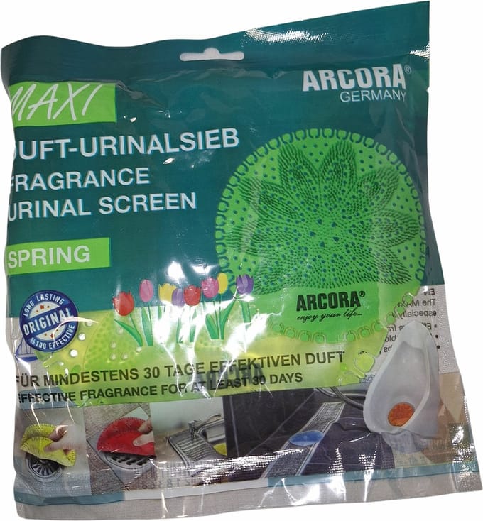 Geurmat Urinoir Maxi 17 cm Spring Groen
